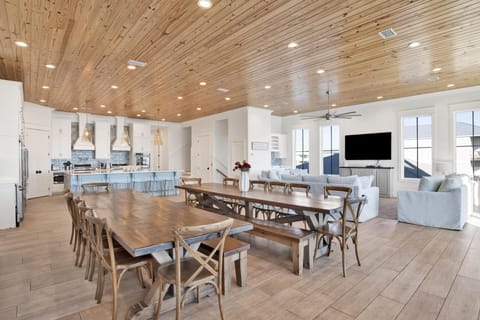 Den and dining area on main level.