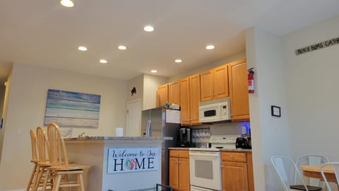 large fully stocked kitchen