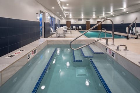 Relax in the hot tub or swim in the pool.