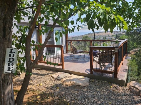 Deck in the summer
