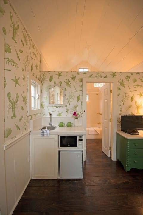 Anchorage Studio Queen Bed Cove View | Frette Italian sheets, premium bedding, individually decorated