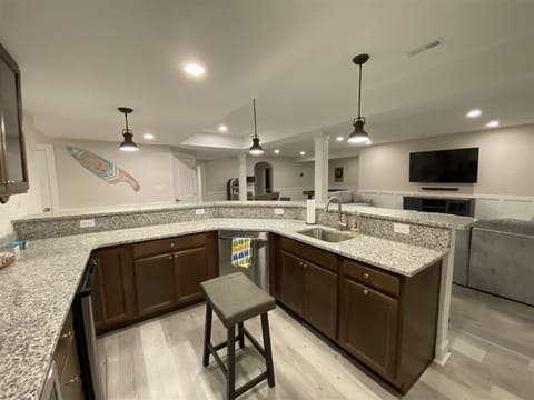 Beautiful new wet bar