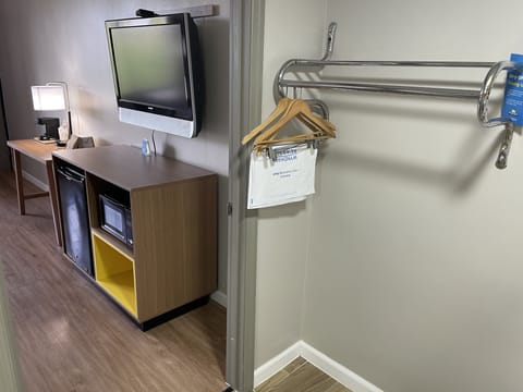 Individually decorated, individually furnished, desk, laptop workspace