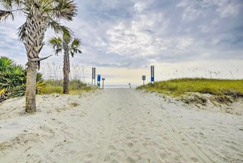 Entrance of Maison Beach Access (love BEACH Days!) 