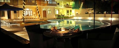 Front of property - evening/night