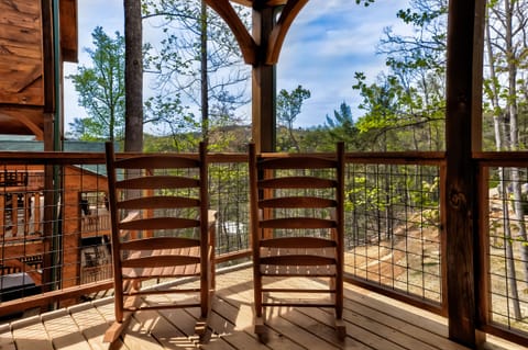 View from the main level deck