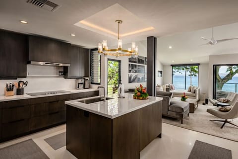 Open kitchen, elegant features