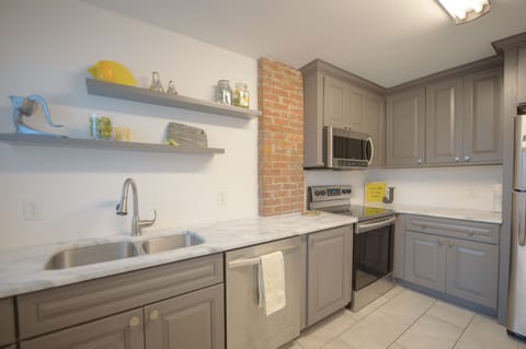 How about that original exposed brick?!