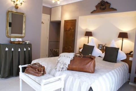 Individually decorated, individually furnished, desk, iron/ironing board