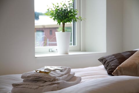Premium bedding, pillowtop beds, individually decorated