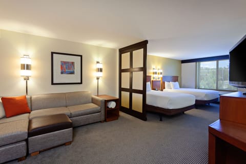 Hypo-allergenic bedding, down comforters, pillowtop beds, desk