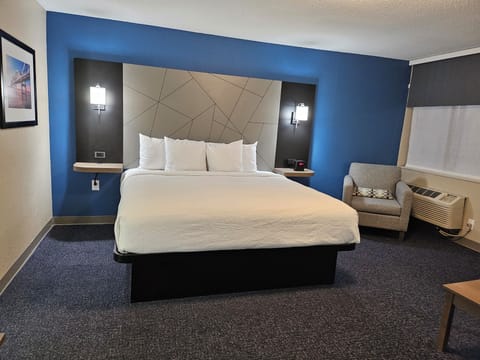 Standard Room, 1 King Bed Non-Smoking | 1 bedroom, in-room safe, individually decorated, individually furnished