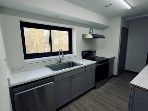 Apartment, 1 King Bed, Non Smoking | Premium bedding, desk, laptop workspace, iron/ironing board