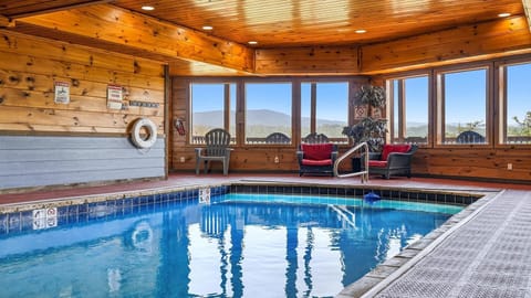 Indoor Private Pool Cabin In The Smokies