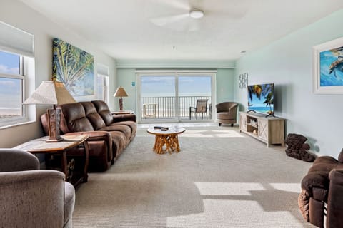 Living room with balcony access