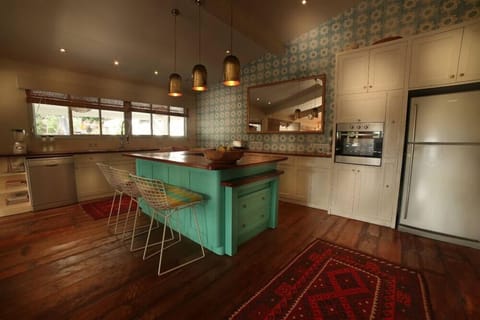 Villa with Private Pool | Private kitchen | Full-size fridge, microwave, stovetop, cookware/dishes/utensils