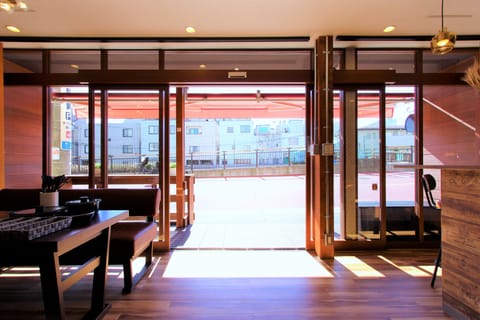Interior entrance