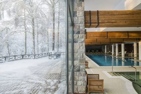 Indoor pool, open 7:00 AM to 10:00 PM, sun loungers