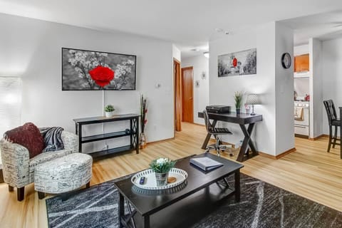 55in 4k Roku TV. You may login to your own Youtube TV, Netflix and Disney+ or other streaming services.