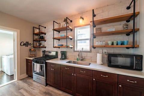 Fully stocked kitchen