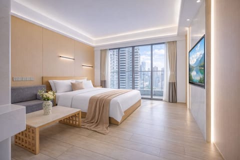 Balcony King Room | Premium bedding, in-room safe, individually decorated