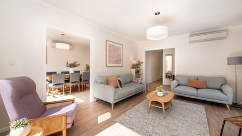 Living room with split system