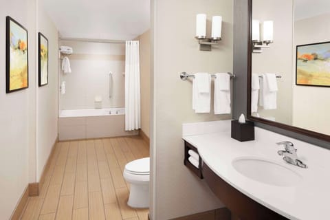 Free toiletries, hair dryer, towels, soap