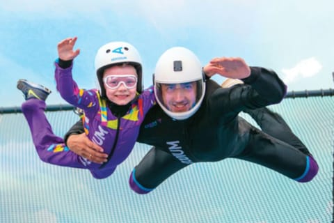 Fritz's AERODIUM is an amazing OUTDOOR adventure for beginners and skydivers.