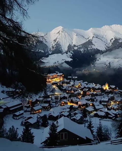 Panoramic view - Gallery **** - Maisonette apartment ****, 3 bedrooms, 2 bathrooms, 2 balconies.., Apartment in Canton of Grisons