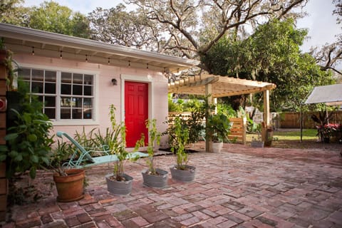 Entrance to Guest Suite with the Patio/Pergola to the right.
