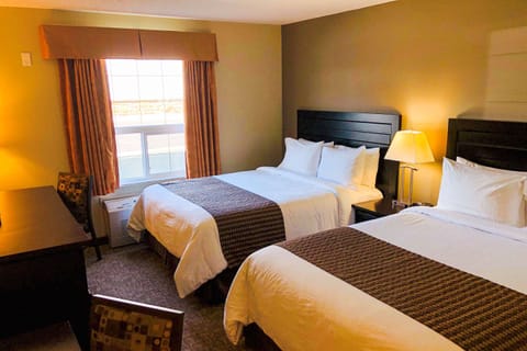 Standard Room, 2 Queen Beds, Non Smoking | Desk, rollaway beds (surcharge), WiFi (free), bed sheets