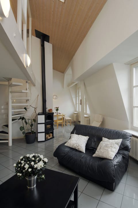 Deluxe Apartment, 4 Bedrooms, City View | Living area | TV, DVD player