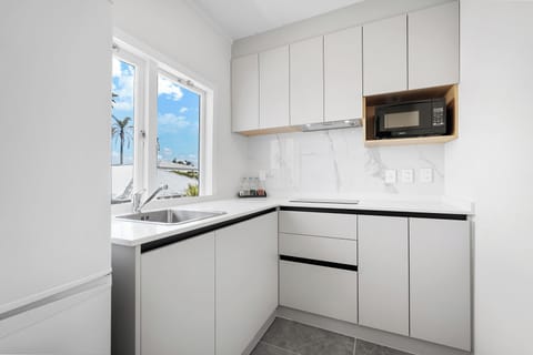 Family Apartment | Private kitchen | Fridge, microwave, stovetop, electric kettle