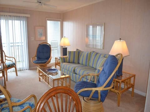 Living Room with Balcony Access