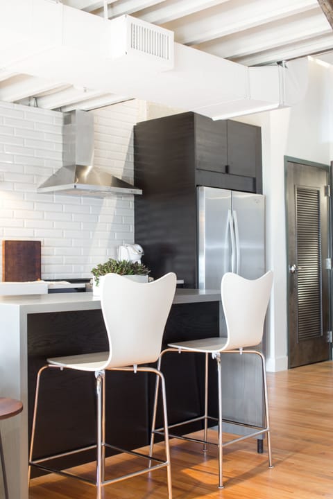 Loft 302 - 1.5 bath | Private kitchen | Fridge, microwave, dishwasher, coffee/tea maker