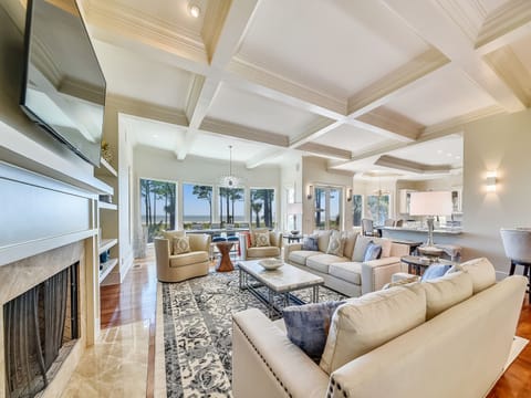 Main Living Area with Direct Ocean Front Views