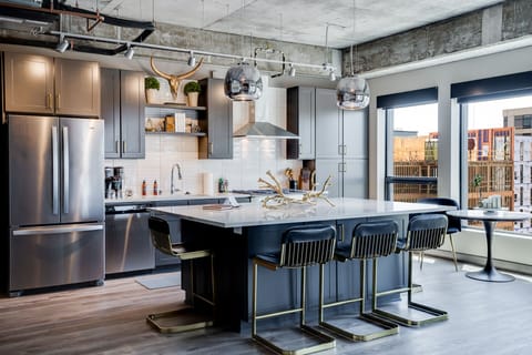 Enjoy the open kitchen!