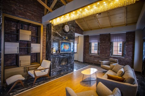 Grand Suite | Living room | 80-cm TV with satellite channels, heated floors
