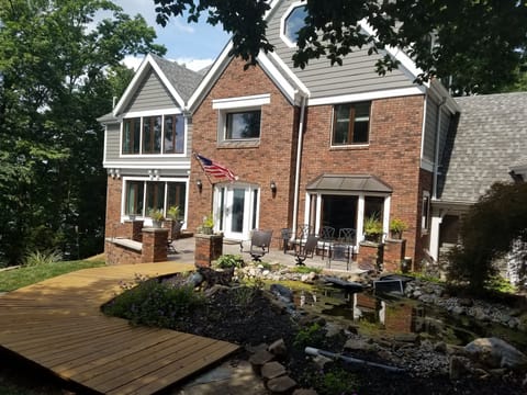 Front entry way and patio