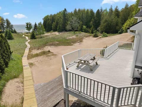 Boardwalk to the Lake! Sand Dunes on Lake Michigan