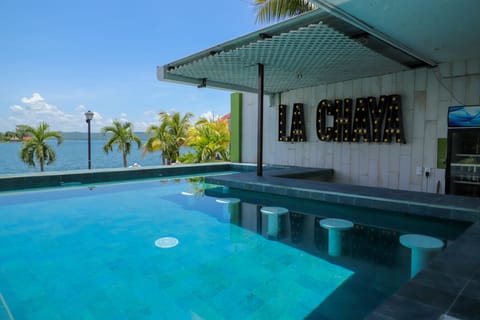 Indoor pool, outdoor pool