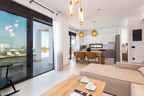 Right building kitchen and living room