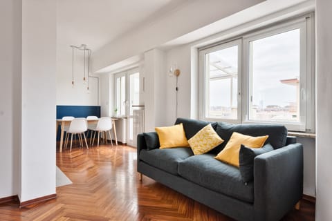 Apartment, 1 Bedroom | Living area | Flat-screen TV