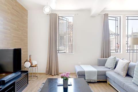 Apartment | Living area | 32-inch Smart TV with digital channels, streaming services