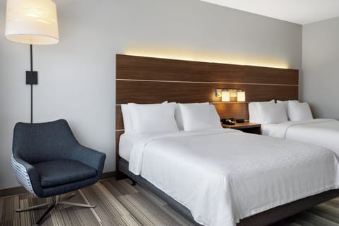 Standard Room, 2 Queen Beds | In-room safe, desk, laptop workspace, blackout drapes