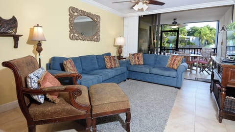 Living Room and Screened-In Balcony- Main Floor