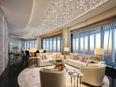 Shanghai Suite | Premium bedding, down comforters, pillowtop beds, free minibar items