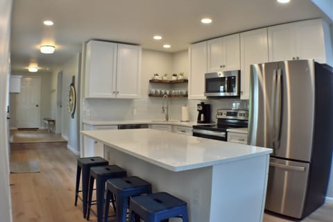 coffee tastes better by the lake