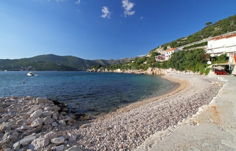 Beach nearby, sun loungers, beach umbrellas, kayaking