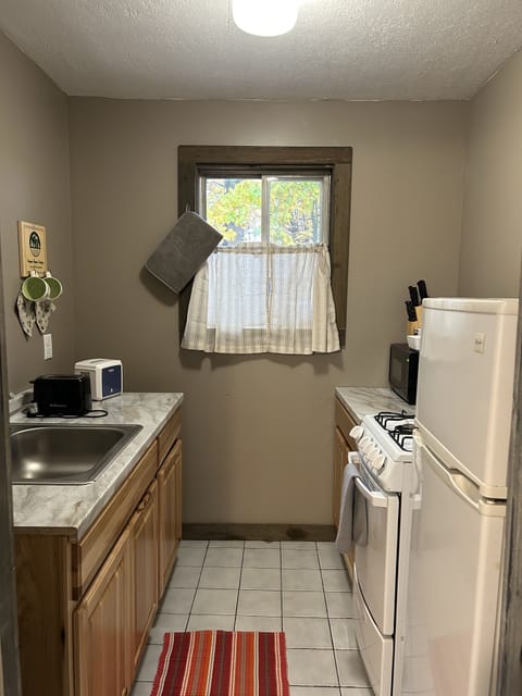 Cottage #4 Northern Michigan, 2 Bedroom | Private kitchen | Fridge, microwave, coffee/tea maker, toaster